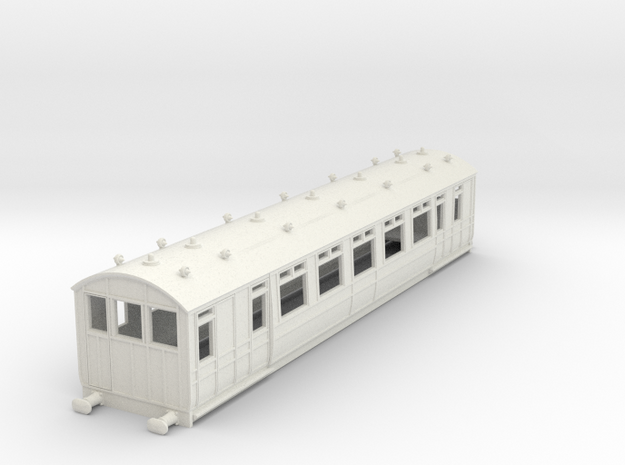o-76-mr-steam-railmotor-trailer-mod in White Natural Versatile Plastic