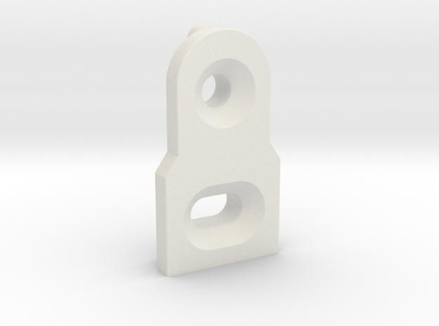 Wall Mount System in White Natural Versatile Plastic