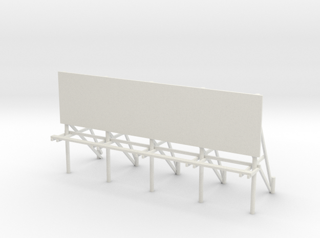Nscale old wood billboard in White Natural Versatile Plastic