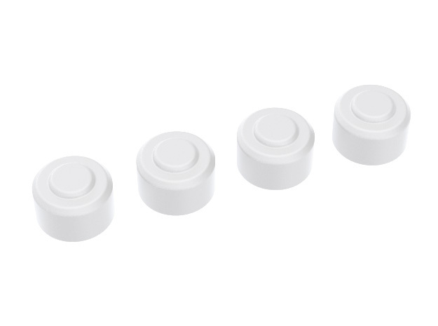 KR Revenge Switches plungers in White Natural Versatile Plastic