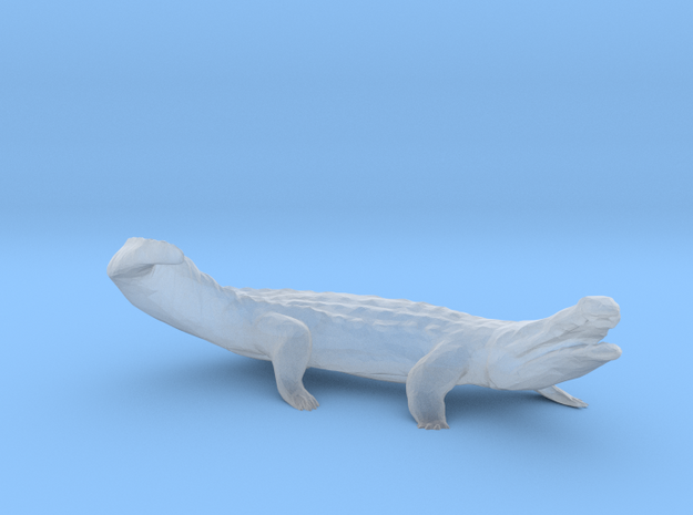 HO Scale Crocodile in Tan Fine Detail Plastic
