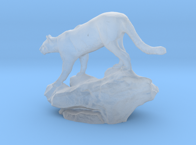 O scale Cougar in Tan Fine Detail Plastic