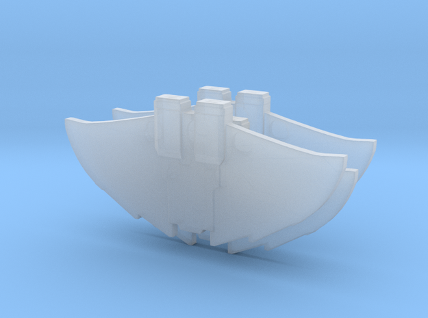 Battlefleet Gothic Tau Protector cruiser/3 in Tan Fine Detail Plastic