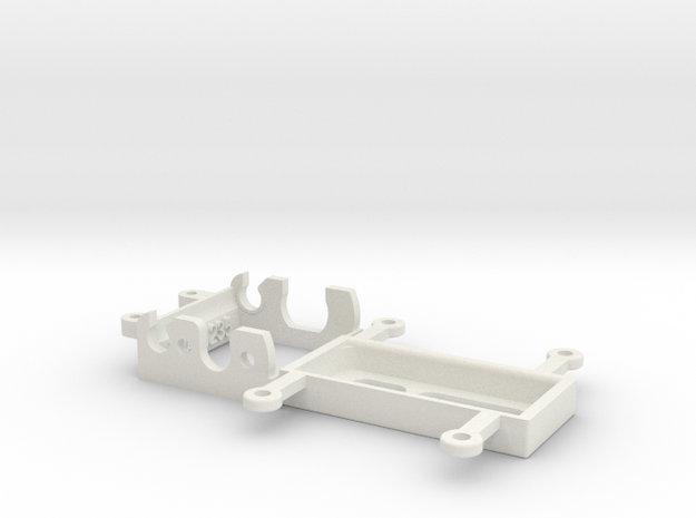 Lancia Beta Inner Chassis WAL1235 in White Natural Versatile Plastic