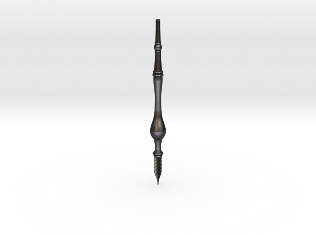 "Glass" Pen in Polished and Bronzed Black Steel