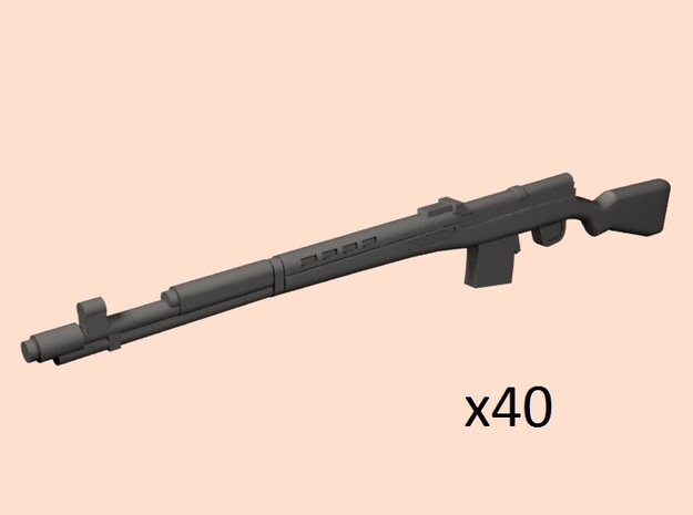 1/35 SVT-40 rifles in Tan Fine Detail Plastic