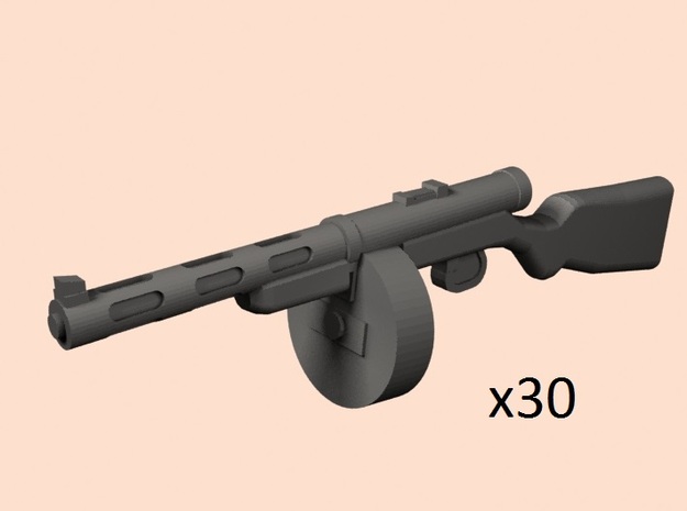 1/35 DDP-40 submachine gun in Tan Fine Detail Plastic