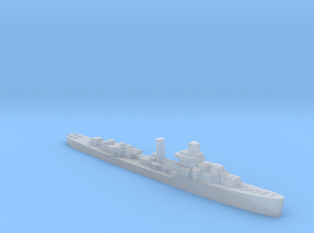 USS Somers destroyer 1943 1:1400 WW2 in Smooth Fine Detail Plastic