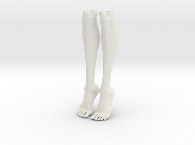 boy-manikin-feet in White Natural Versatile Plastic