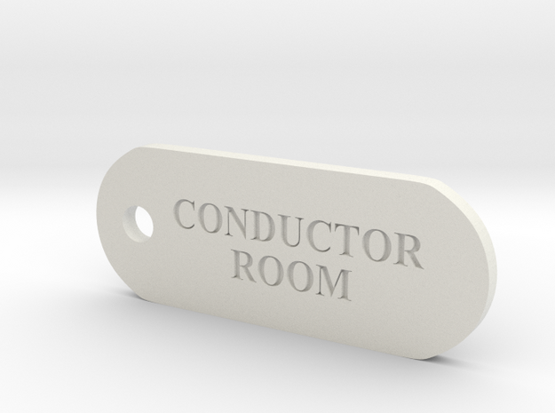 Resident evil Zero Conductors Key Pt2 in White Natural Versatile Plastic