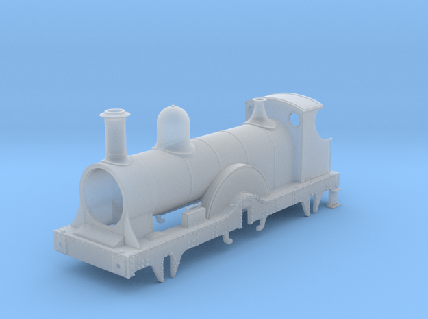 GWR Queen class loco body 4mm in Smooth Fine Detail Plastic