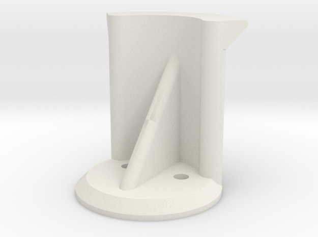 Filament Spool holder 40mm in White Natural Versatile Plastic