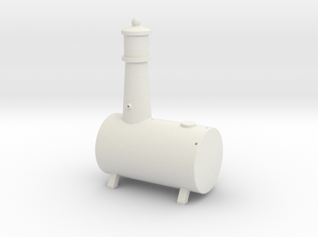 On30 Japanese Station Fuel Tank in White Natural Versatile Plastic