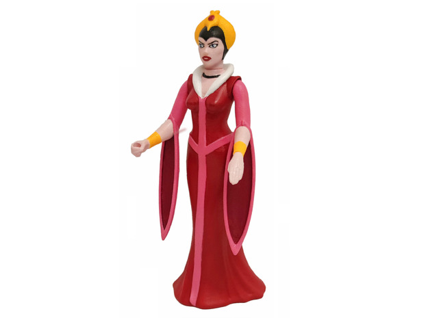 Queen Sumana Full Figure VINTAGE in White Processed Versatile Plastic