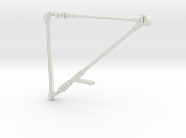 Catenary arm 78 mm - Gauge 1 (1:32) in White Natural Versatile Plastic