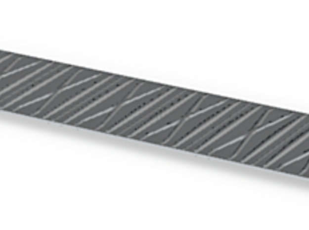 ExactRail 50' Flat X-panel roof welded in Tan Fine Detail Plastic