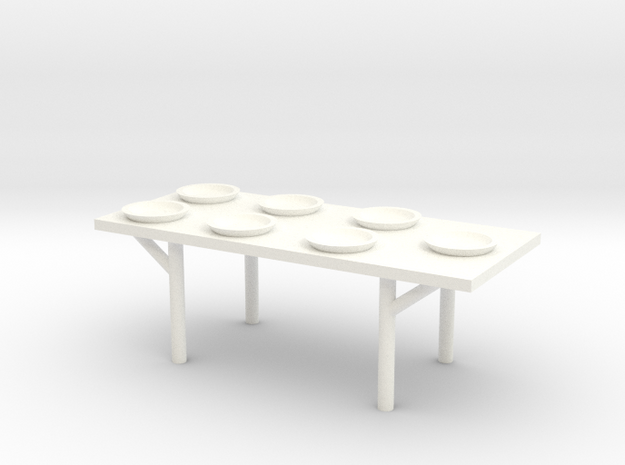 Lost in Space - Campsite Table - 1.24 in White Processed Versatile Plastic