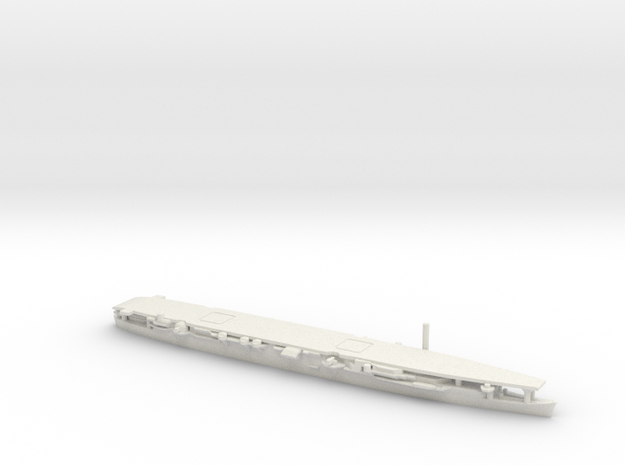 Japanese Aircraft Carrier Zuiho (Long Deck) in White Natural Versatile Plastic