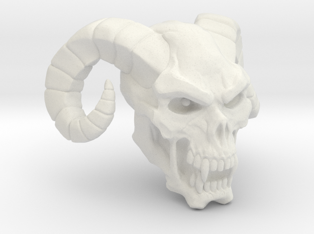 Skelegod Undead Minion Head (Masterverse) in White Natural Versatile Plastic
