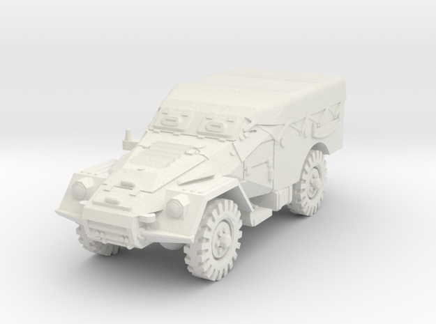 BTR-40 (covered) 1/76 in White Natural Versatile Plastic