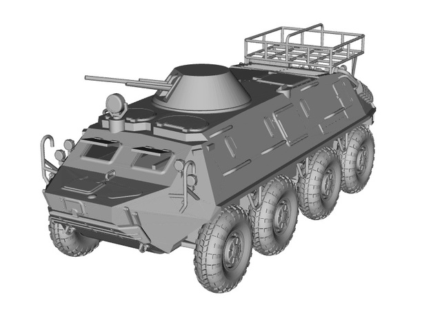 BTR-60 PB Finland / Suomi 1:120 scale in Tan Fine Detail Plastic