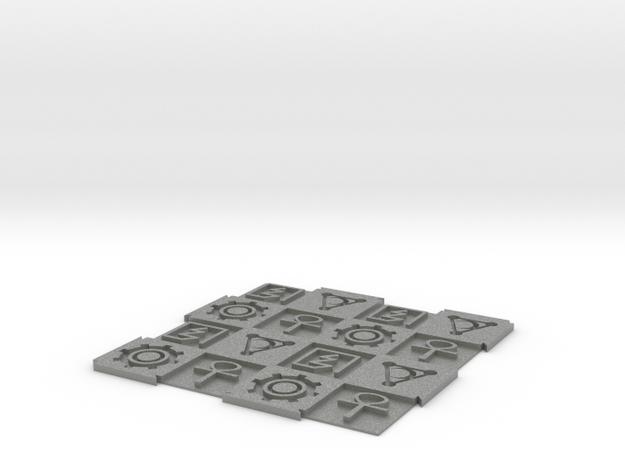 Alien 4x4 Expandable Chessboard 30mm Squares in Gray PA12