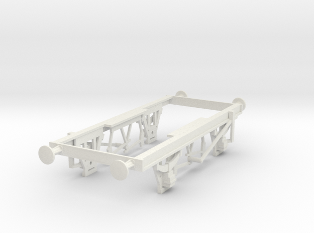 a-55-9ft-wagon-chassis-1a in White Natural Versatile Plastic