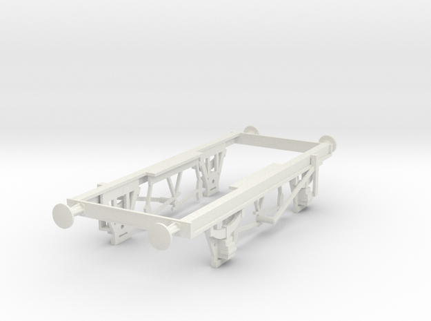 a-55-10ft-wagon-chassis-1a in White Natural Versatile Plastic