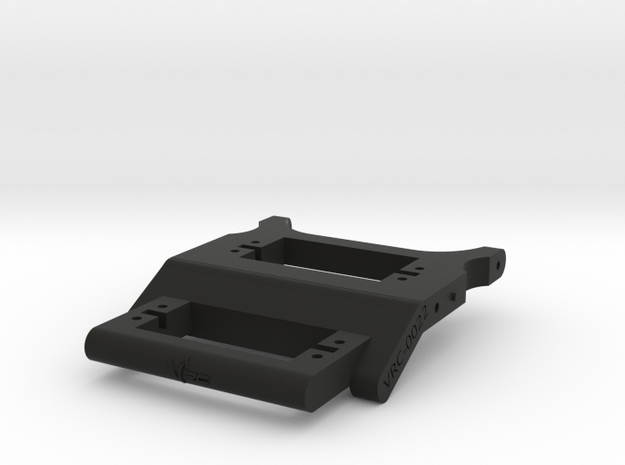 Traxxas TRX-4 Front & Back Dual Servo Mount in Black Natural Versatile Plastic
