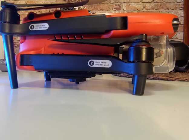 Mount for #Autel Evo2 drone Payload mount in Black Natural Versatile Plastic
