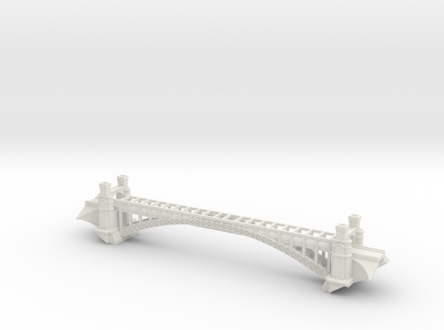 Levensauer Hochbrücke / Levensau High Bridge in White Natural Versatile Plastic
