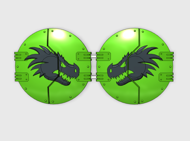 Dragon Head : Sicaran Side Hatches in Tan Fine Detail Plastic