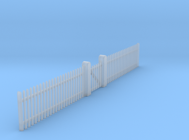 VR Picket Fence Set 1:48 Scale in Smooth Fine Detail Plastic