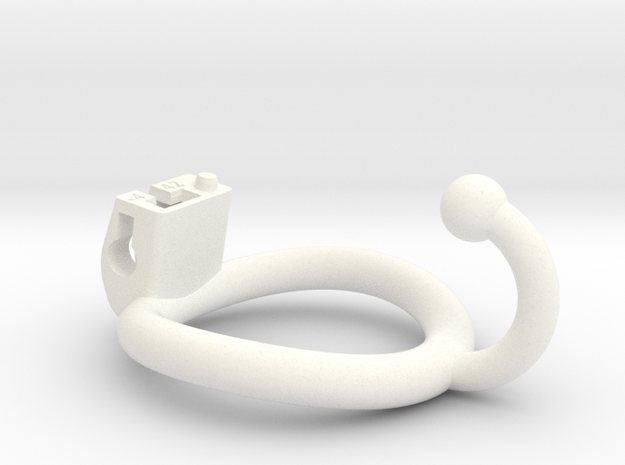 Cherry Keeper Ring G2 - 42mm -4° Ball Hook in White Processed Versatile Plastic