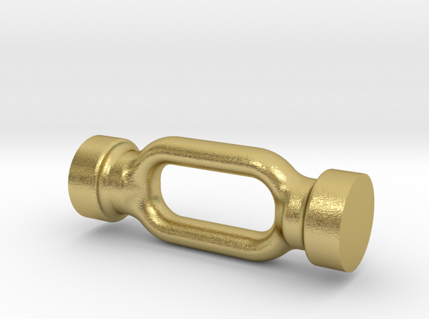 Turnbuckle Cast in Natural Brass