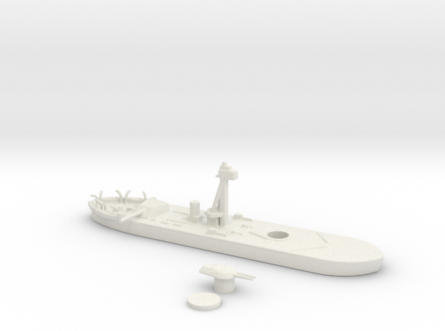HMS General Wolfe  monitor 12 inch and 18 inch 1 6 in White Natural Versatile Plastic
