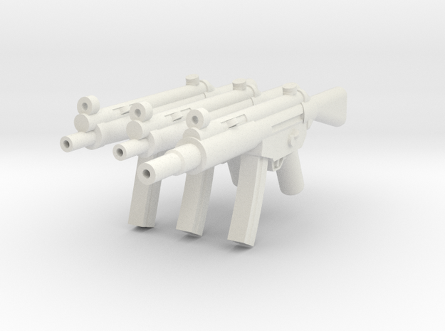 MP5 Set 1 in White Natural Versatile Plastic