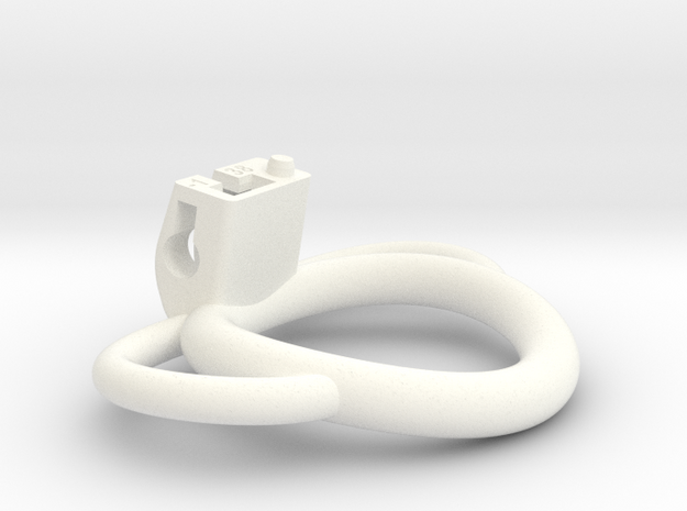 Cherry Keeper Ring G2 - 38mm -1° Handles in White Processed Versatile Plastic
