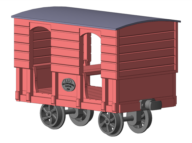 009 FR Quarrymen's Carriage Type 1b in Smooth Fine Detail Plastic