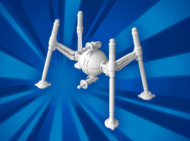 (MMch) OG-9 Homing Spider Droid in White Natural Versatile Plastic