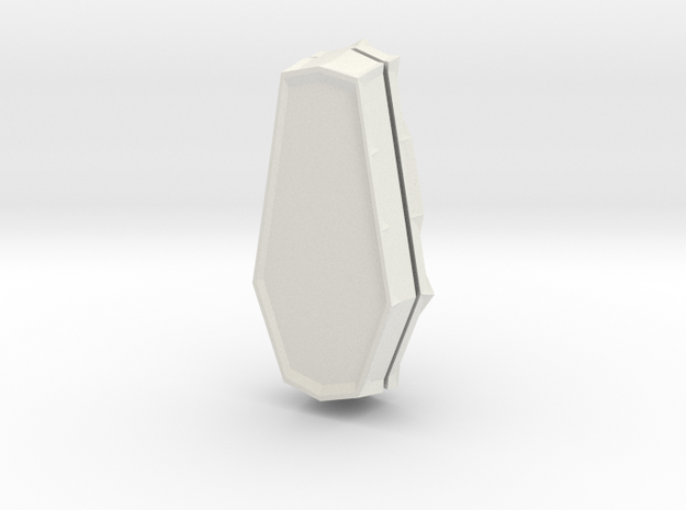 Coffin Box Small in White Natural Versatile Plastic
