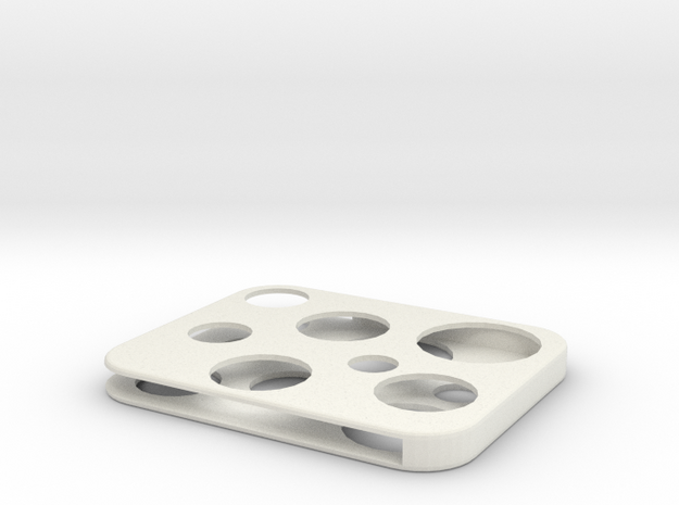 Flash Cover Swiss Cheese in White Natural Versatile Plastic