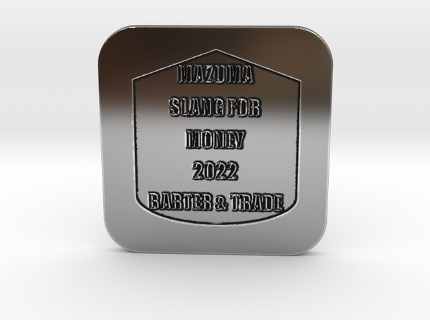 Mazuma - Barter & Trade Ingot 2022 Water-Tiger in Antique Silver