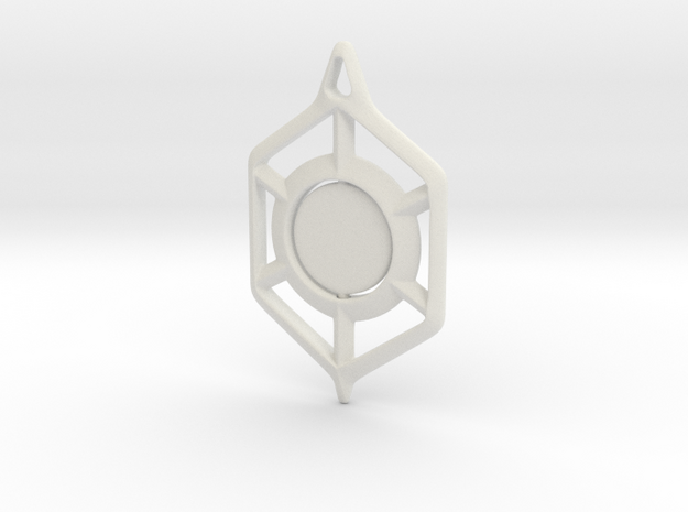 Lyra's Medallion in White Natural Versatile Plastic