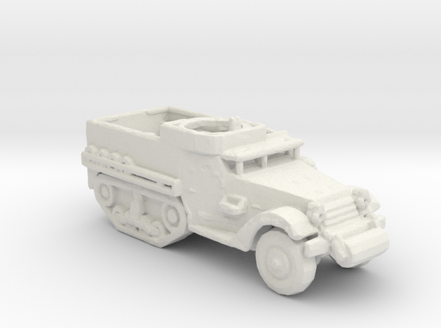 ARVN M3 Halftrack White Only 1:160 Scale in White Natural Versatile Plastic