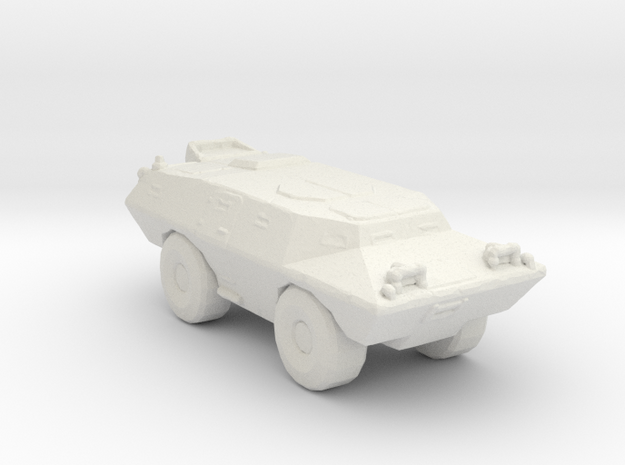 M706 Light Armor car White Plastic 1:160 Scale. in White Natural Versatile Plastic