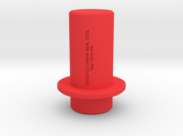 SWEETCO Bultaco Crank Seal Tool 12mm Mag in Red Processed Versatile Plastic