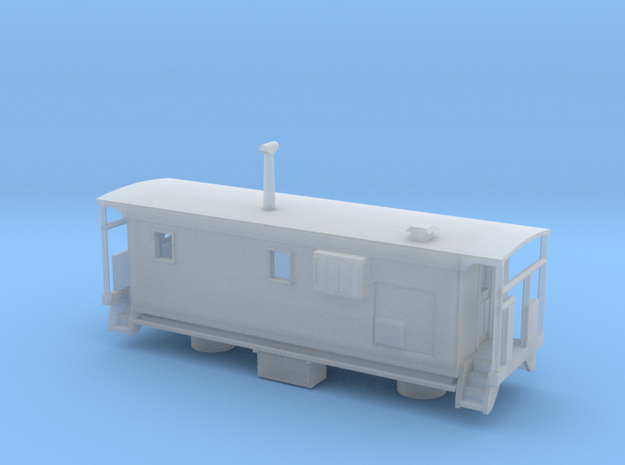 DMIR K1 Tbird Caboose - Zscale in Smoothest Fine Detail Plastic