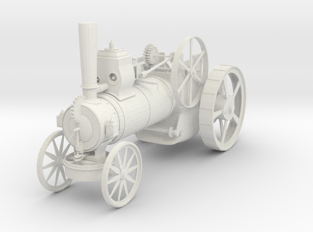 Steam Roller in White Natural Versatile Plastic