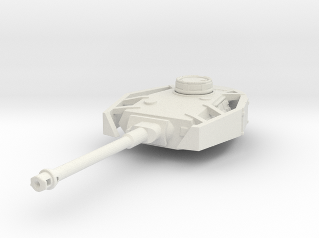 panzer IV H Turret 1/76 in White Natural Versatile Plastic